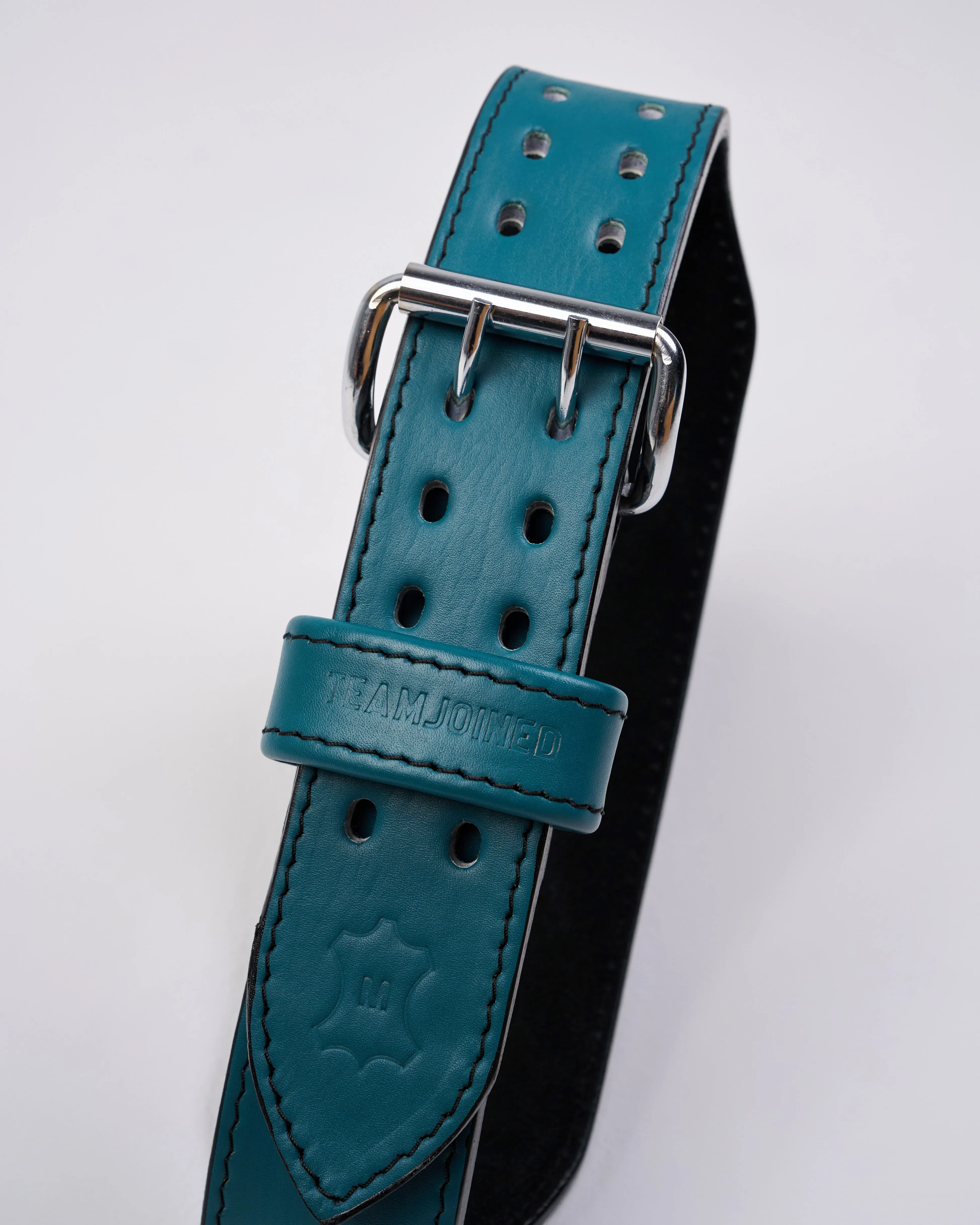 8MM Gothic Font Leather Lifting Belt