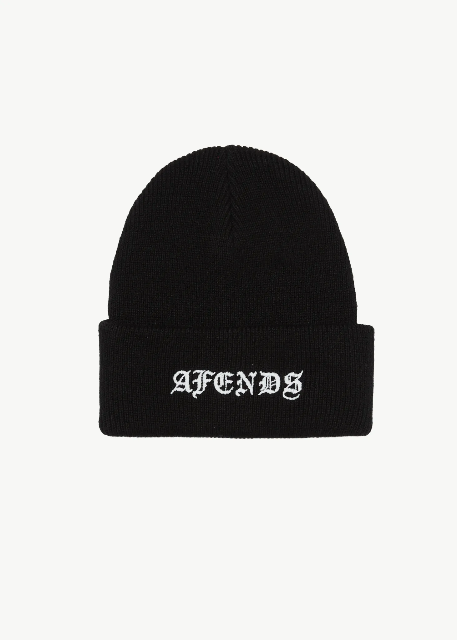 AFENDS Mens Gothic - Beanie - Black