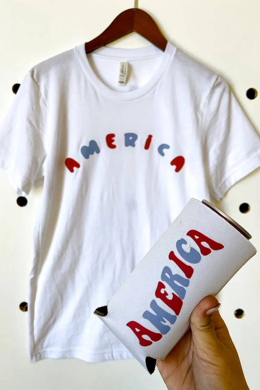 America Slim Koozie