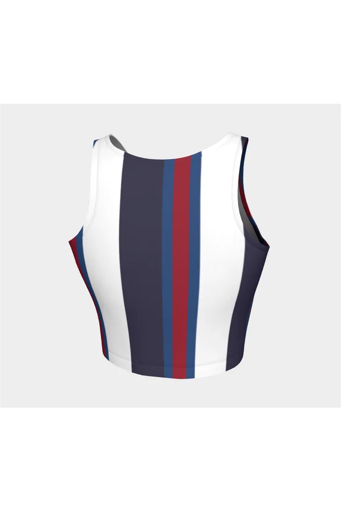 Anaglyph Striped Athletic Top