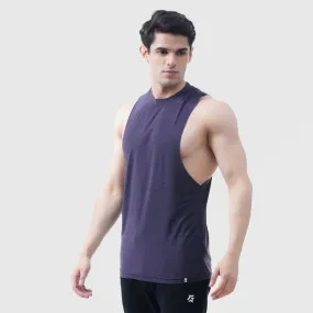 Athletic Drop Arm Tank (Dark Grey)