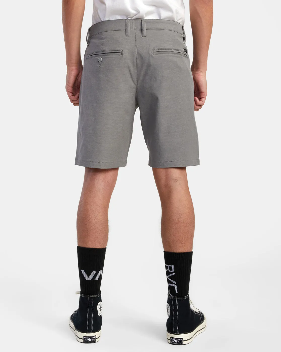 Back In Hybrid Shorts 19" - Athletic Heather