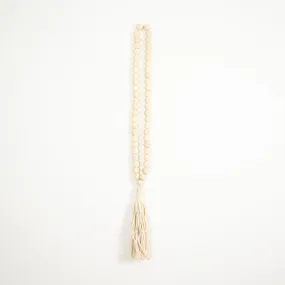 BEADED TASSEL | NATURAL