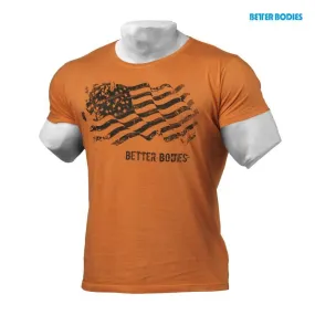 Better Bodies BB Street Tee - Wash Orange