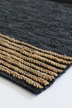 Bogota Black Natural Rug 160X230cm