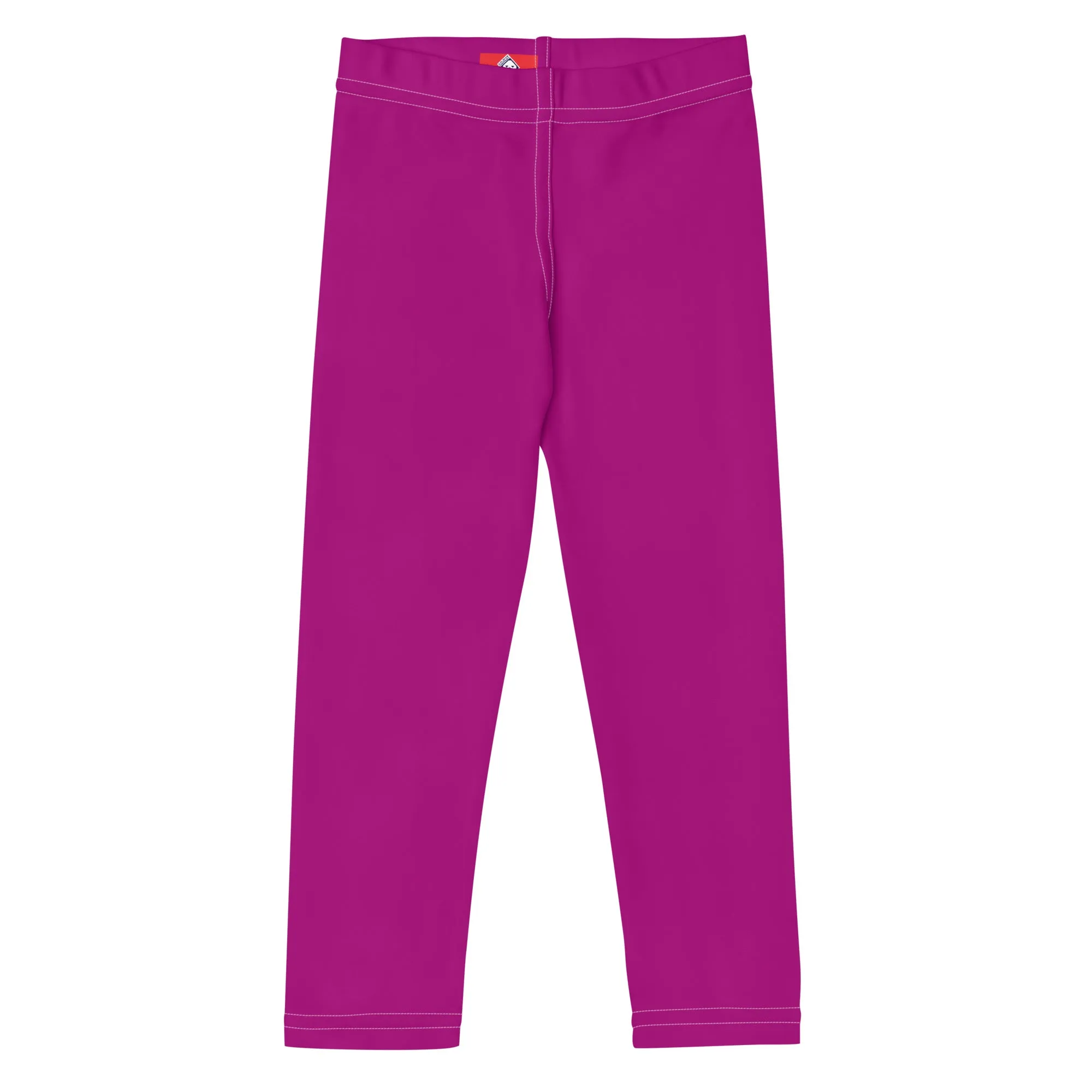 Bold Moves: Boys' Solid Color Athletic Leggings - Vivid Purple