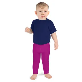 Bold Moves: Boys' Solid Color Athletic Leggings - Vivid Purple