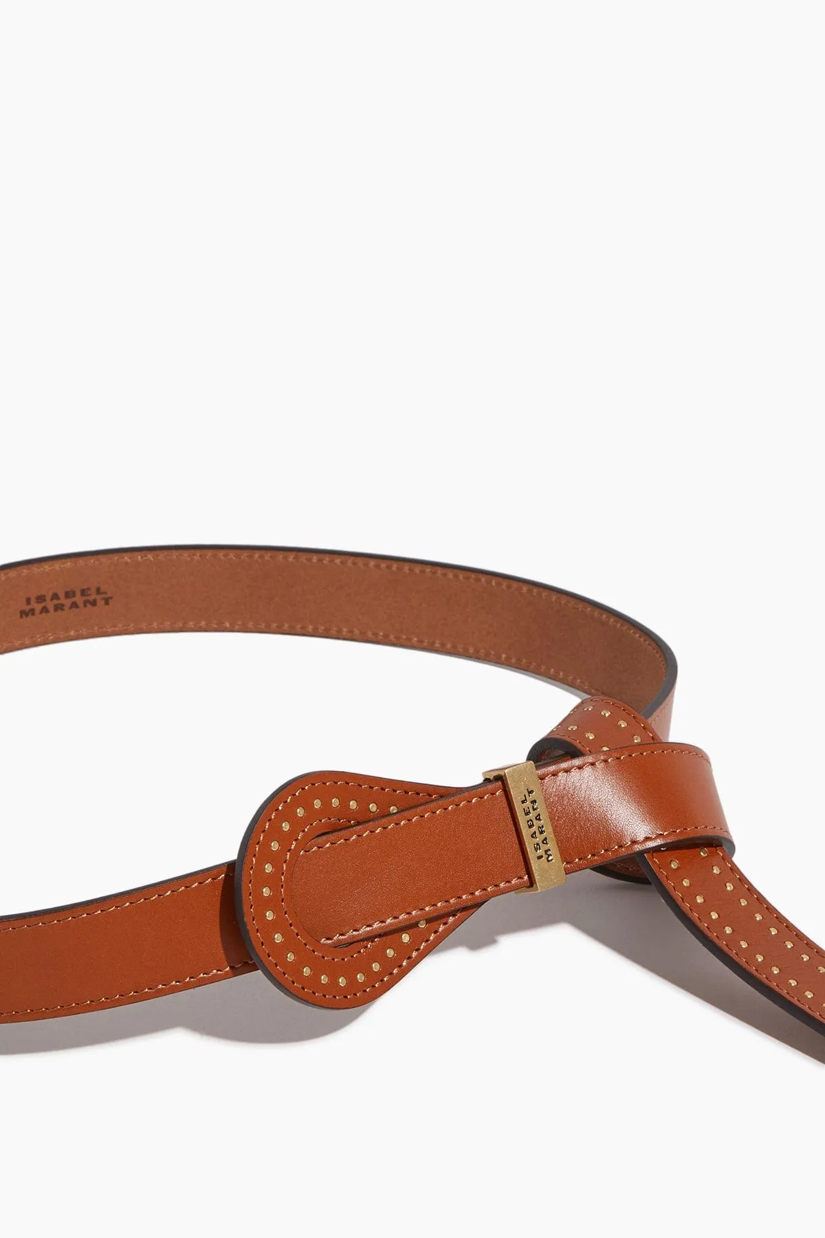 Brindi Stud Belt in Natural