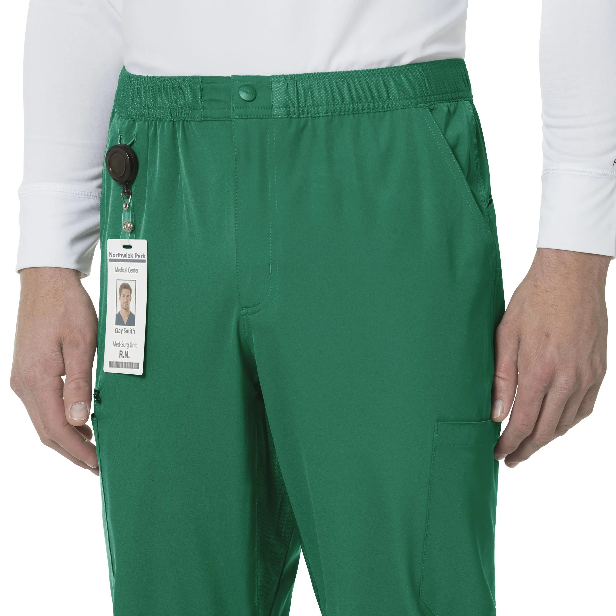 Carhartt Force Liberty Men's Athletic Cargo Scrub Pant - Hunter Green