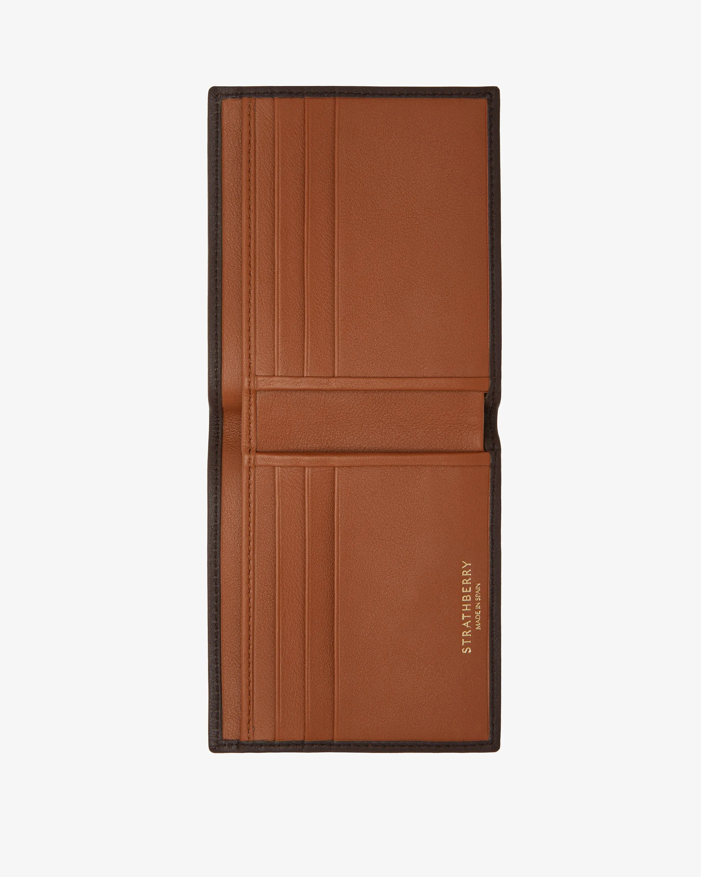 Castle Street Bi-Fold Wallet - Mahogany/Chestnut