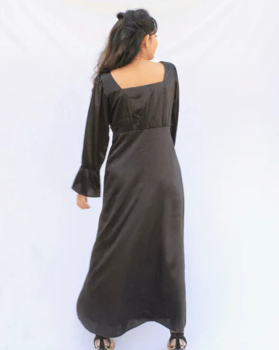 Classic Black Slim-Fit Dress