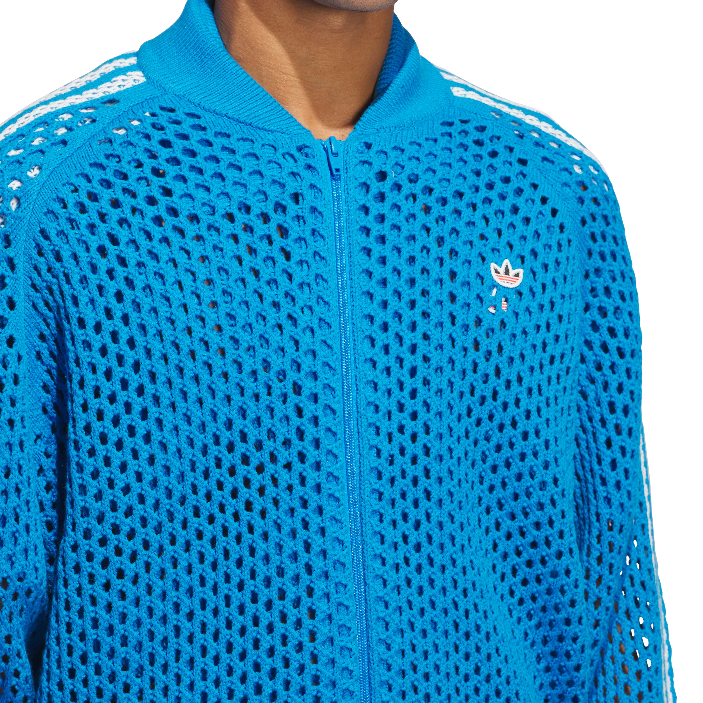   CLOT Crochet Track Top 'Bright Blue'