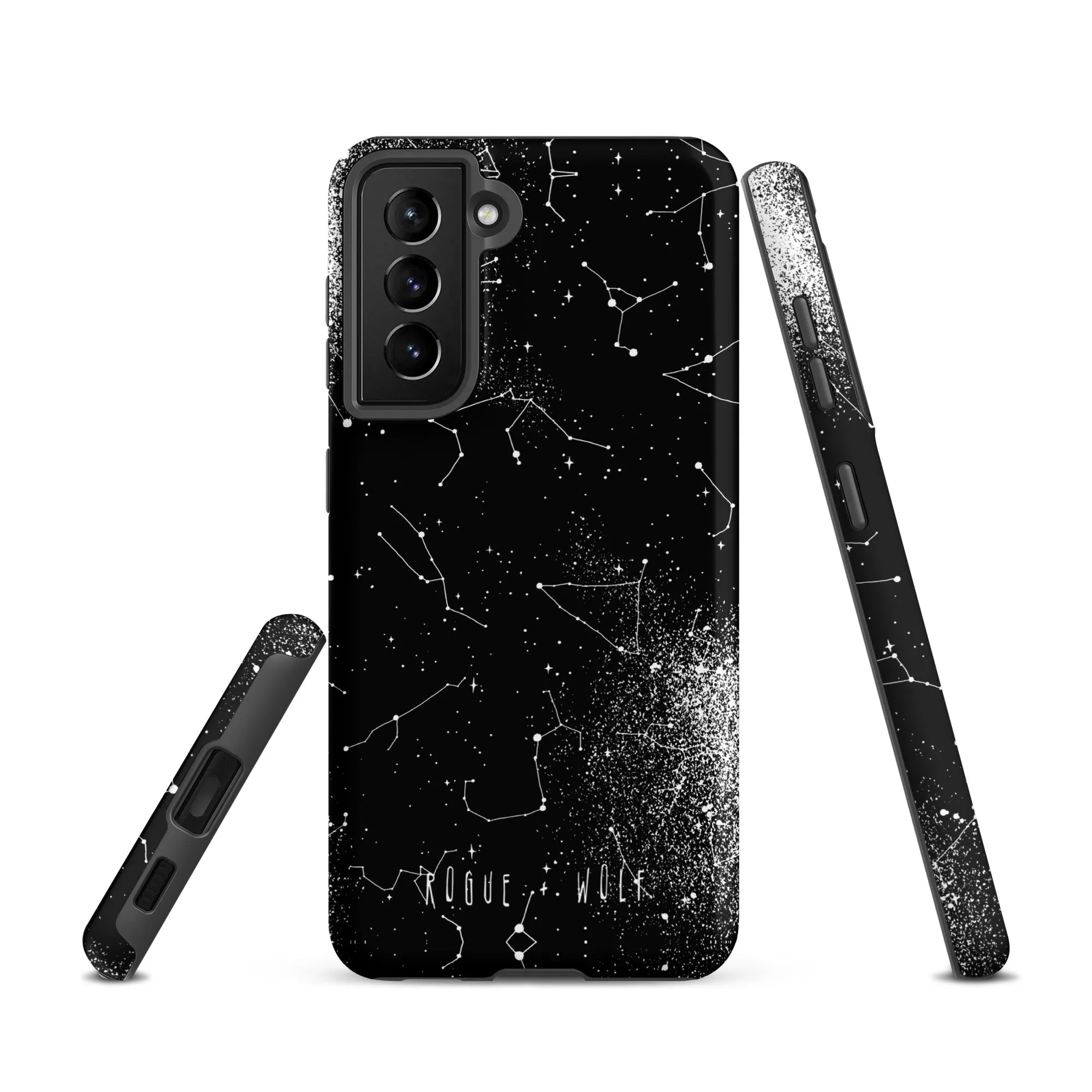 Constellation Tough Phone Case for Samsung - Shockproof Anti-scratch Witchy Goth Cover Cool Gothic Christmas Gifts