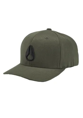 Deep Down Flexfit Athletic Fit Hat - Dark Olive