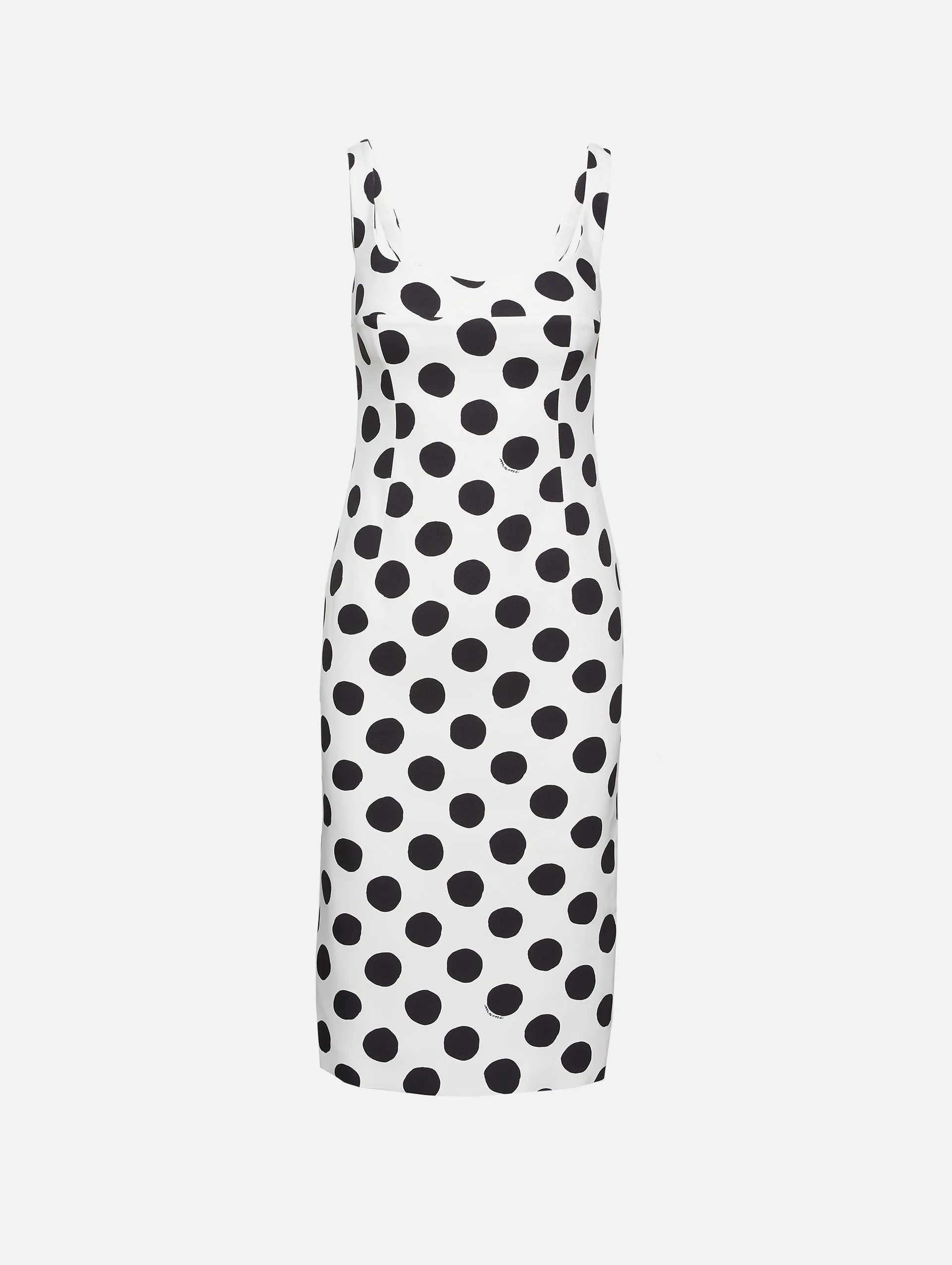 Dotted Slim Tank Dress