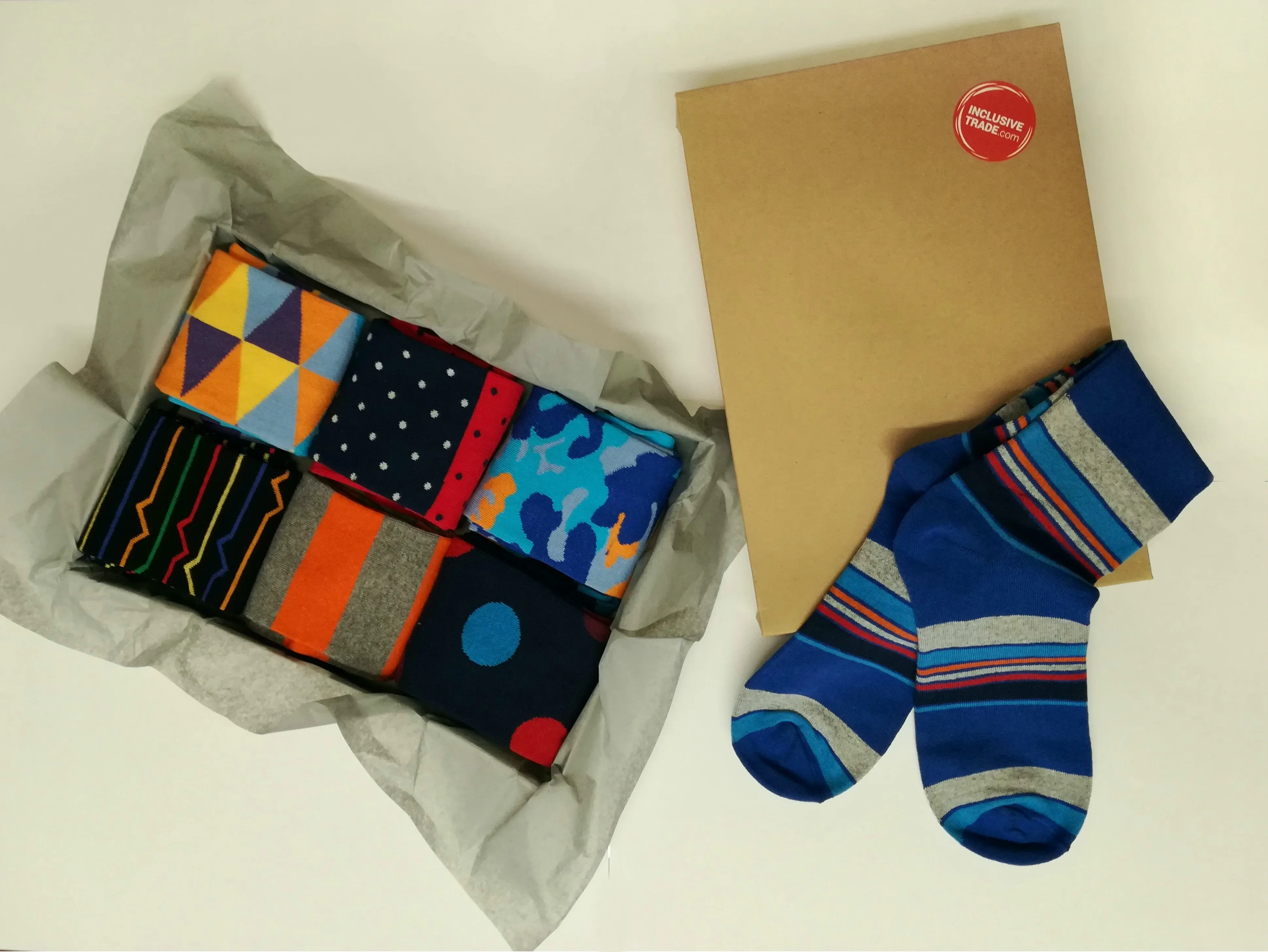 Dress Socks - Bright Days Line - Fun Geometry