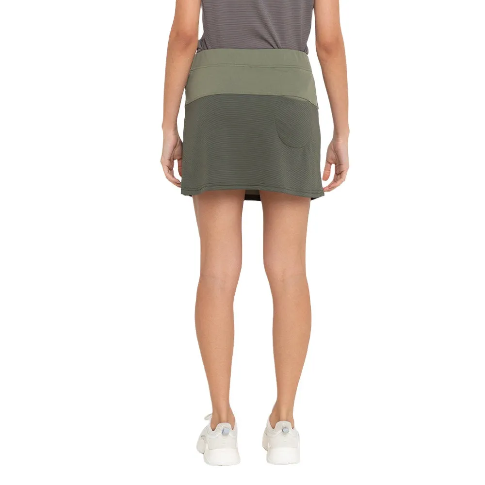 Equipe Women's TECH-DRY Athletic Skirt Olive Green