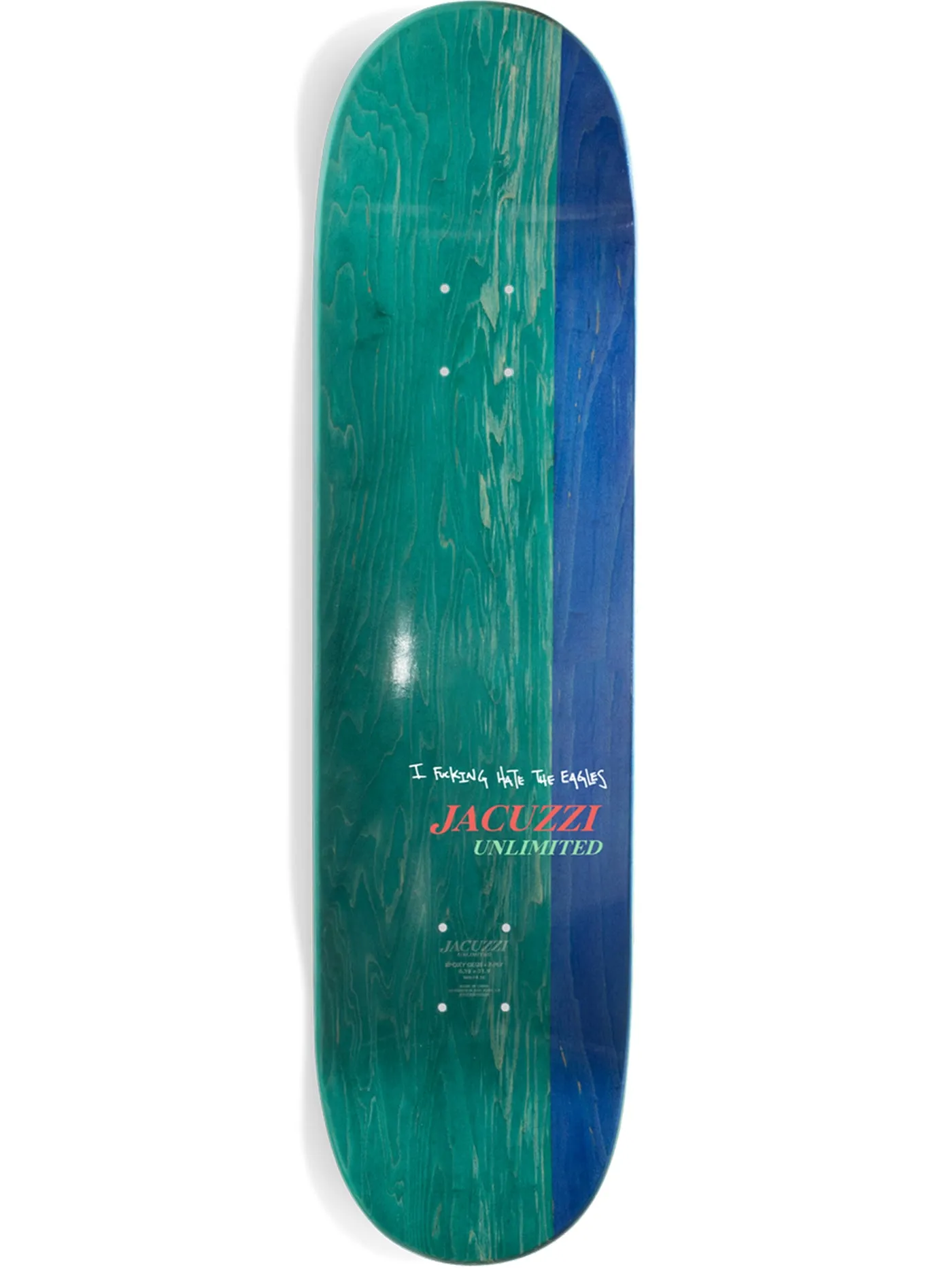 Ex7 Fourth Street Bowl 8.25 Skateboard Deck