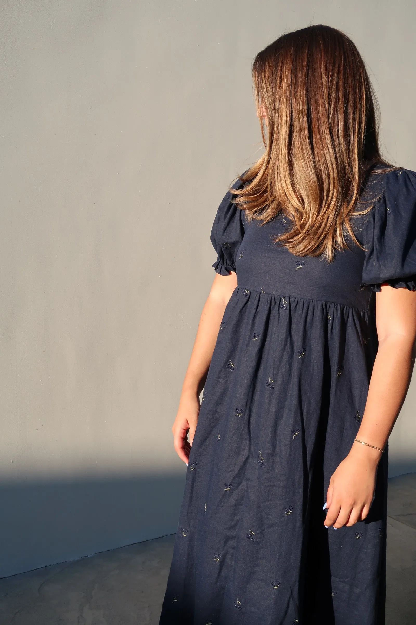 Geneva Linen Dress