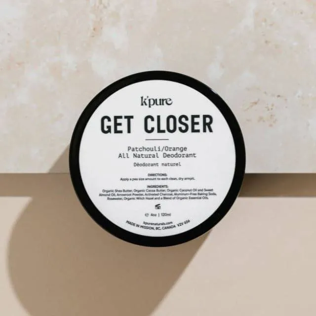 Get Closer | Natural Deodorant