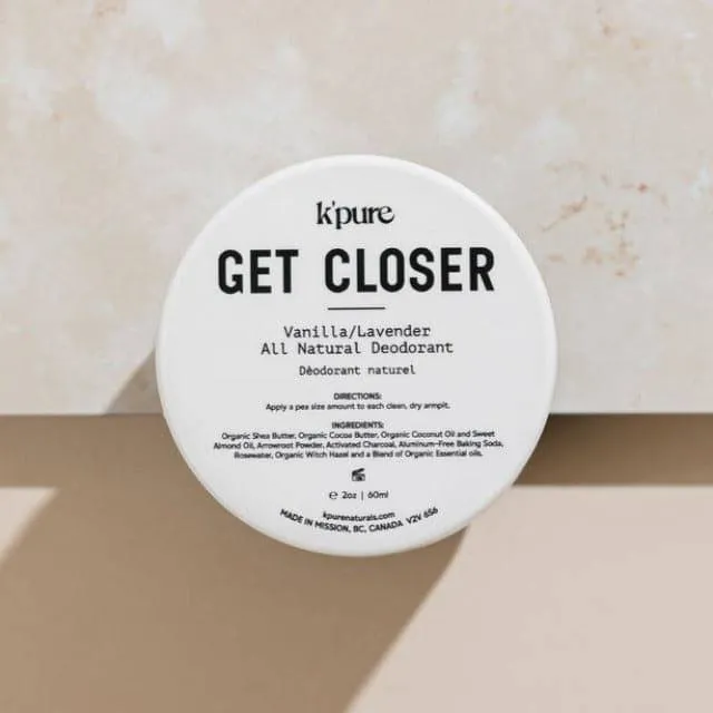 Get Closer | Natural Deodorant