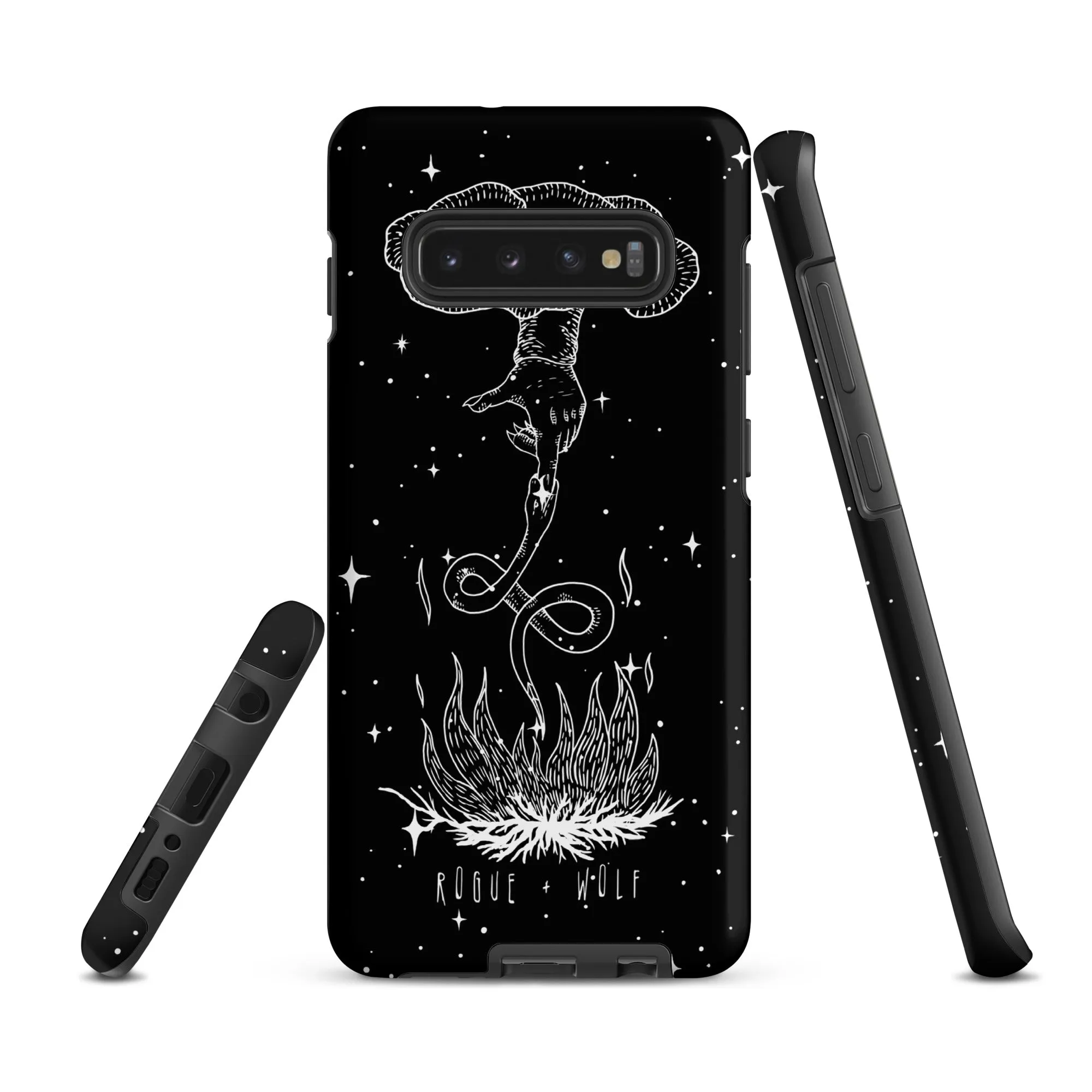 Godbane Tough Phone Case for Samsung - Shockproof Anti-scratch Witchy Goth Cover Cool Gothic Christmas Gift