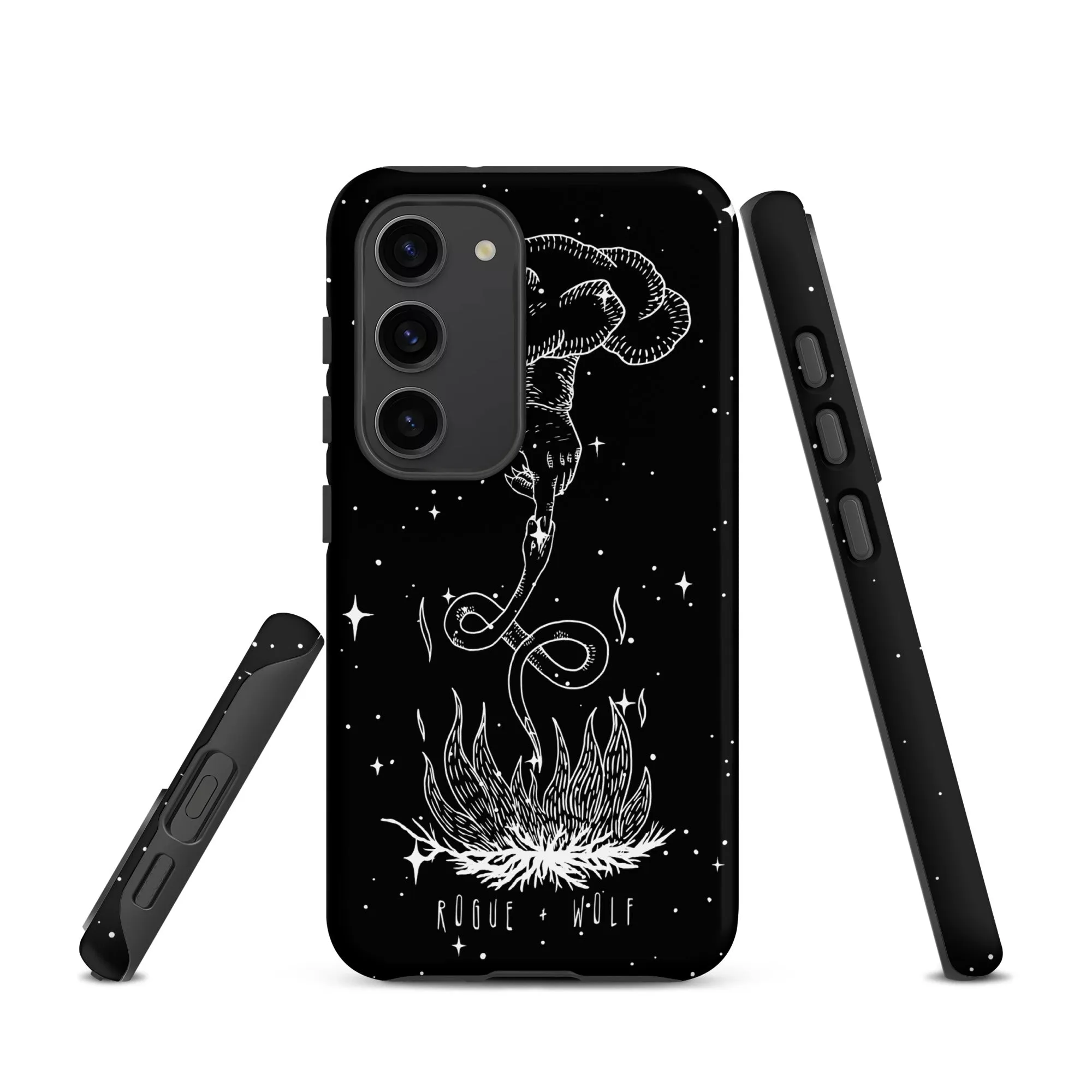 Godbane Tough Phone Case for Samsung - Shockproof Anti-scratch Witchy Goth Cover Cool Gothic Christmas Gift