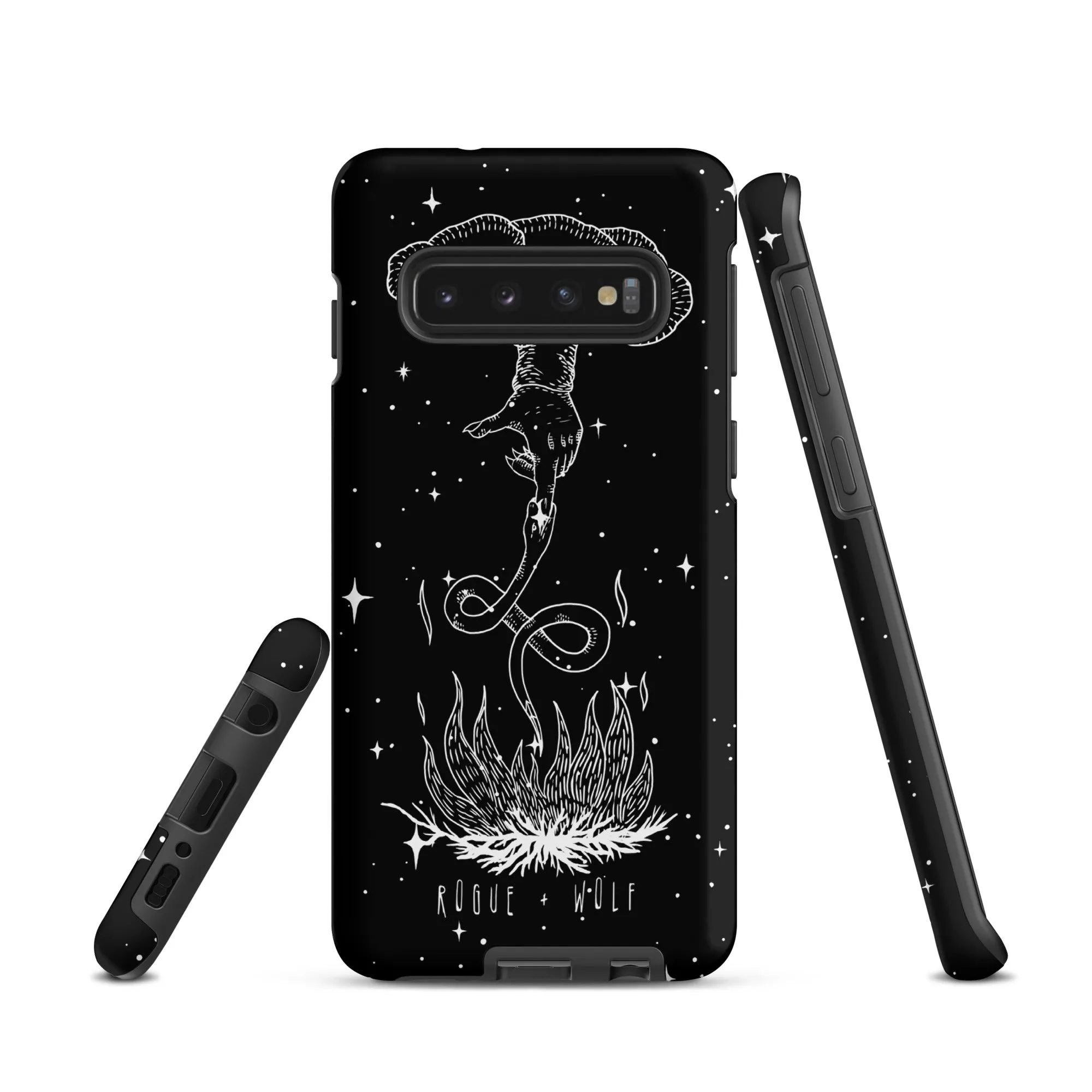 Godbane Tough Phone Case for Samsung - Shockproof Anti-scratch Witchy Goth Cover Cool Gothic Christmas Gift