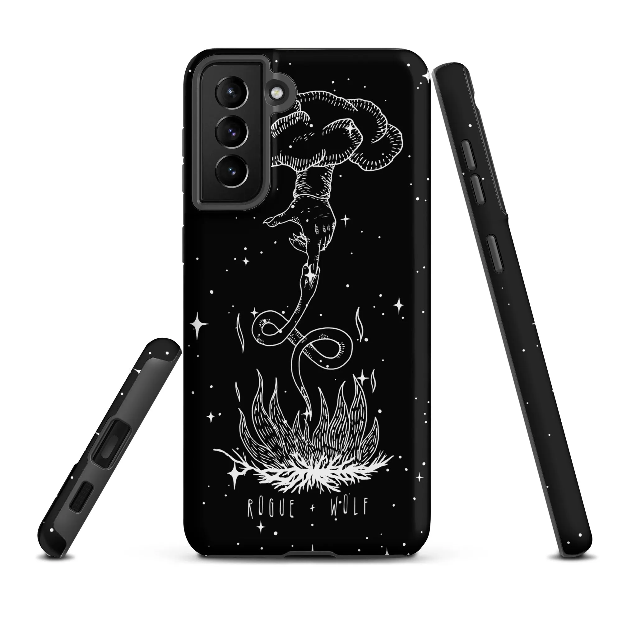 Godbane Tough Phone Case for Samsung - Shockproof Anti-scratch Witchy Goth Cover Cool Gothic Christmas Gift