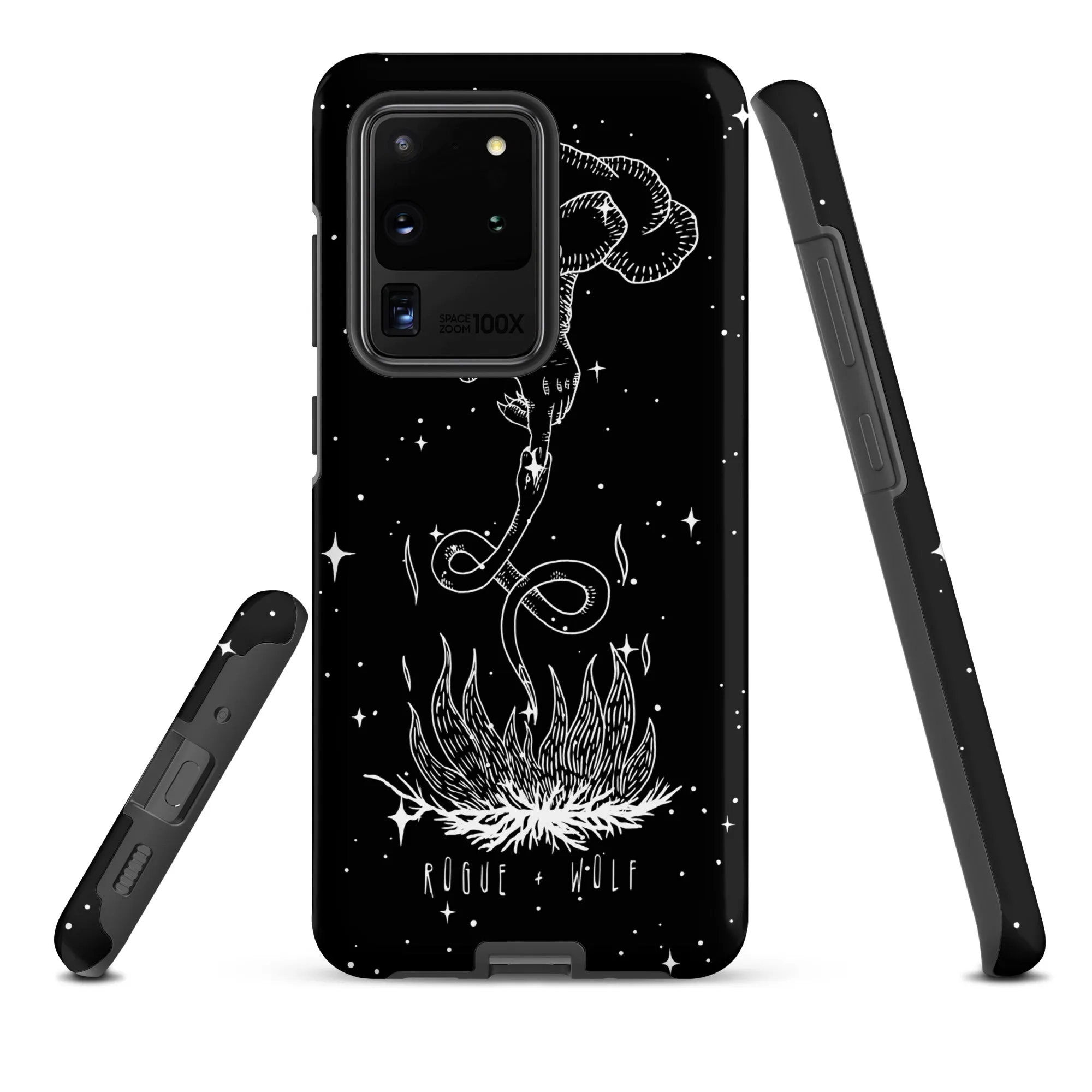 Godbane Tough Phone Case for Samsung - Shockproof Anti-scratch Witchy Goth Cover Cool Gothic Christmas Gift