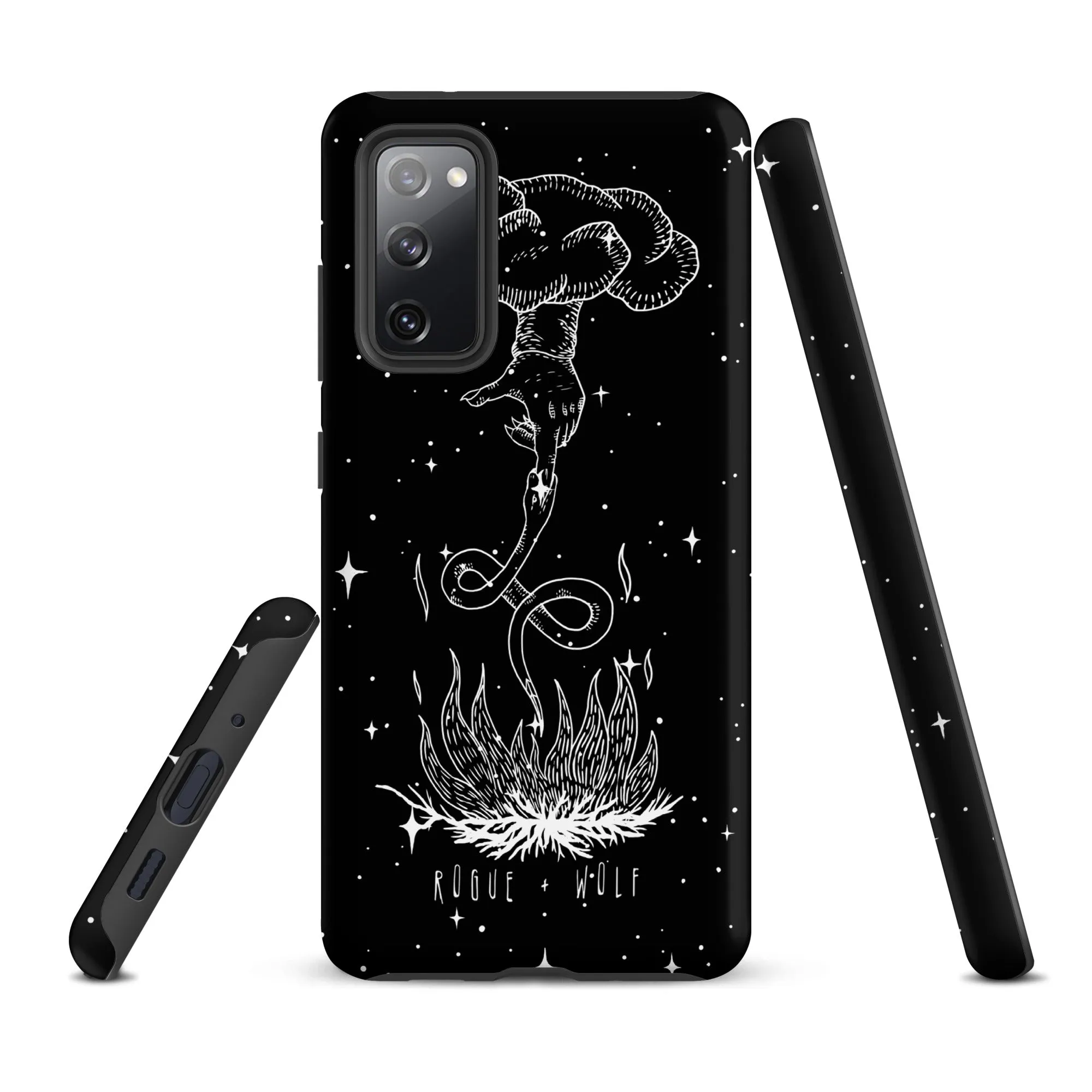 Godbane Tough Phone Case for Samsung - Shockproof Anti-scratch Witchy Goth Cover Cool Gothic Christmas Gift