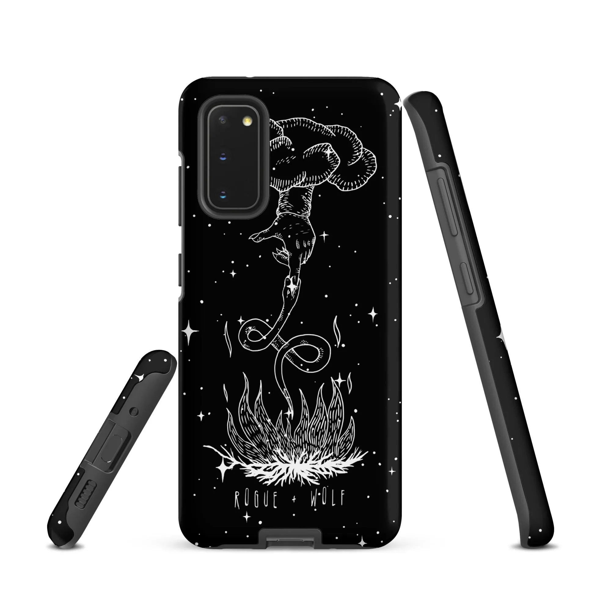 Godbane Tough Phone Case for Samsung - Shockproof Anti-scratch Witchy Goth Cover Cool Gothic Christmas Gift