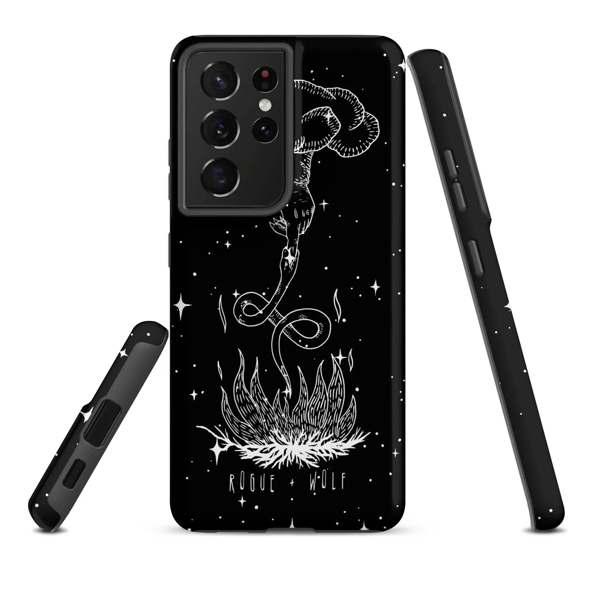 Godbane Tough Phone Case for Samsung - Shockproof Anti-scratch Witchy Goth Cover Cool Gothic Christmas Gift