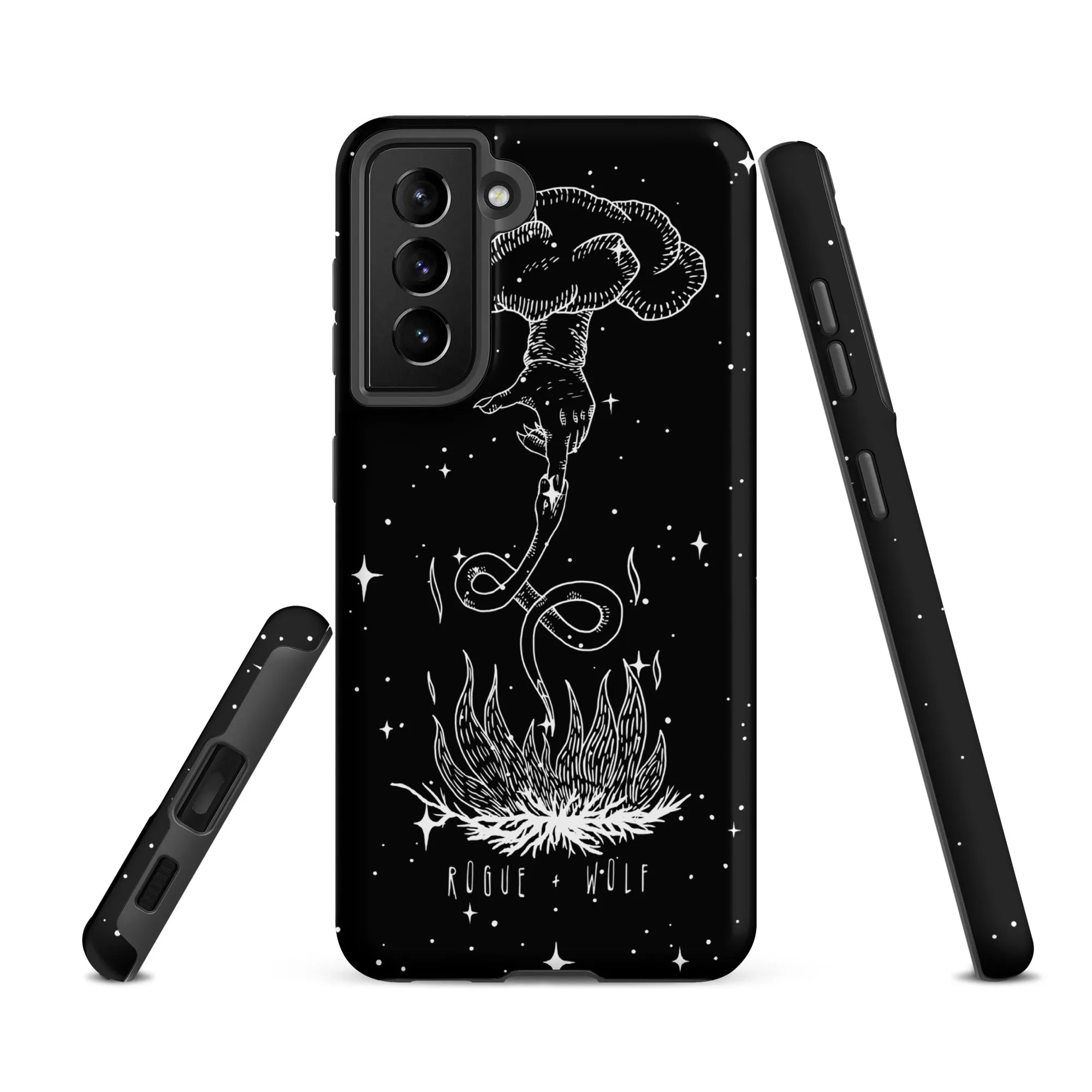 Godbane Tough Phone Case for Samsung - Shockproof Anti-scratch Witchy Goth Cover Cool Gothic Christmas Gift