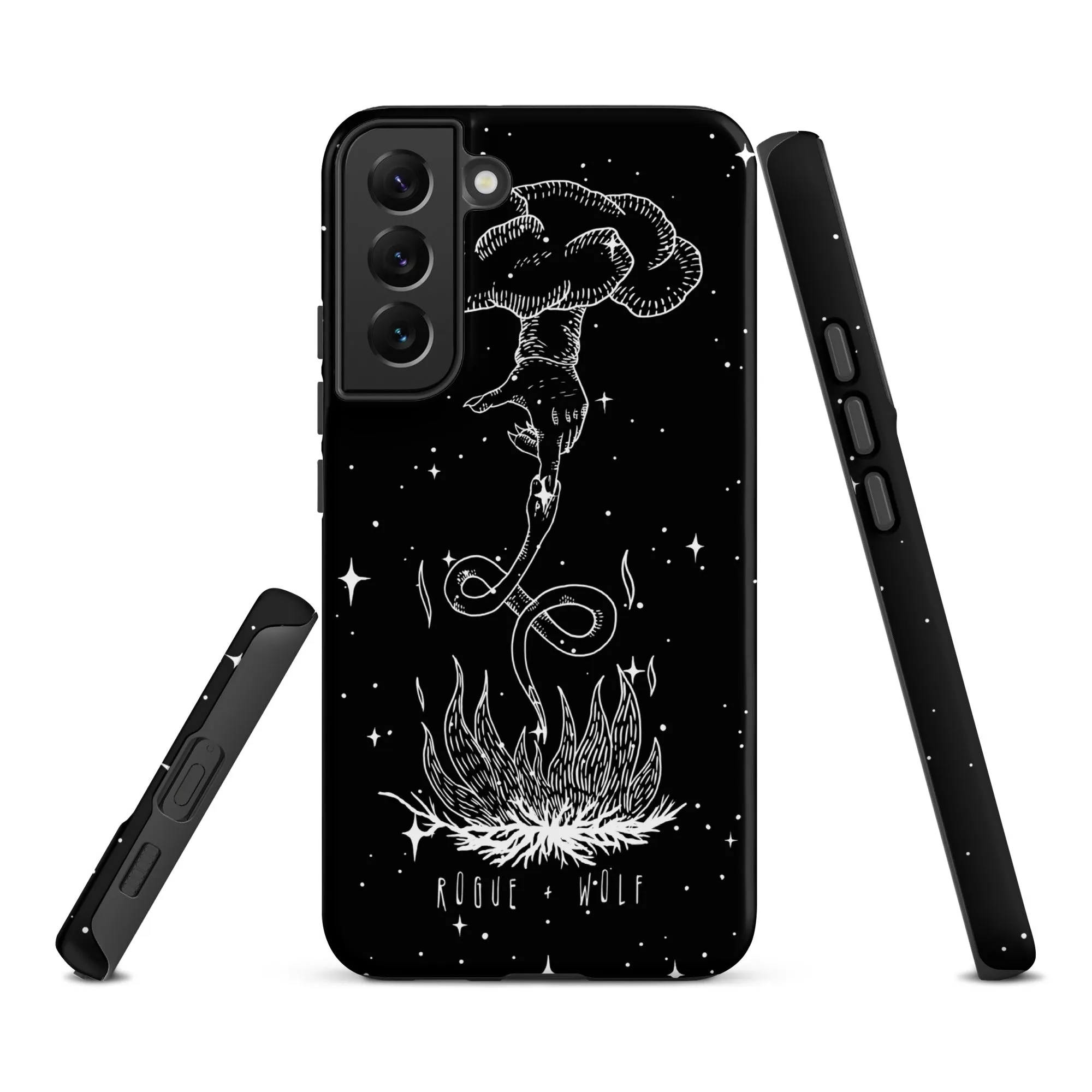 Godbane Tough Phone Case for Samsung - Shockproof Anti-scratch Witchy Goth Cover Cool Gothic Christmas Gift