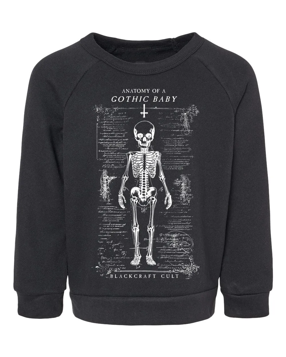 Gothic Baby Anatomy - Toddler's Crewneck