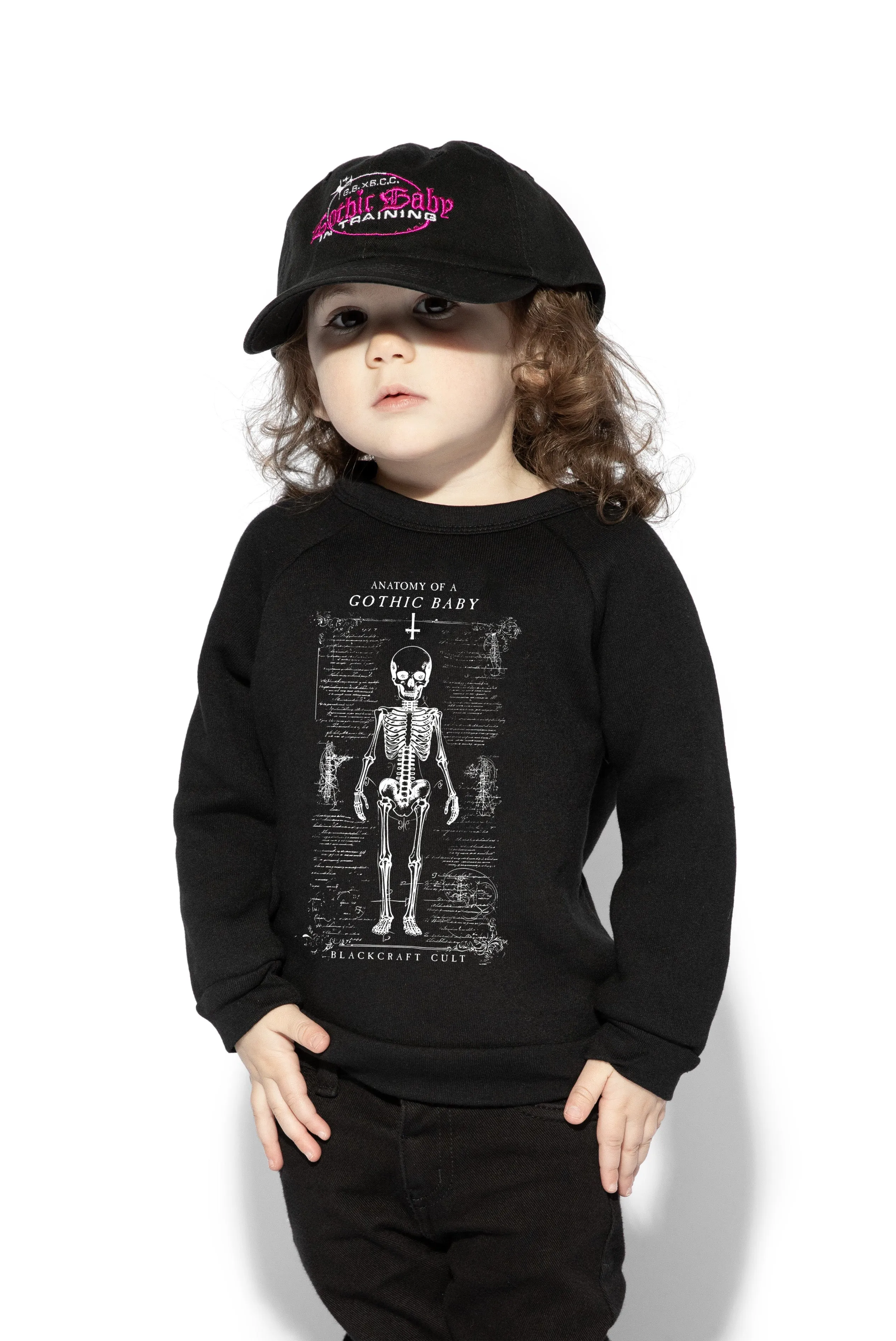 Gothic Baby Anatomy - Toddler's Crewneck