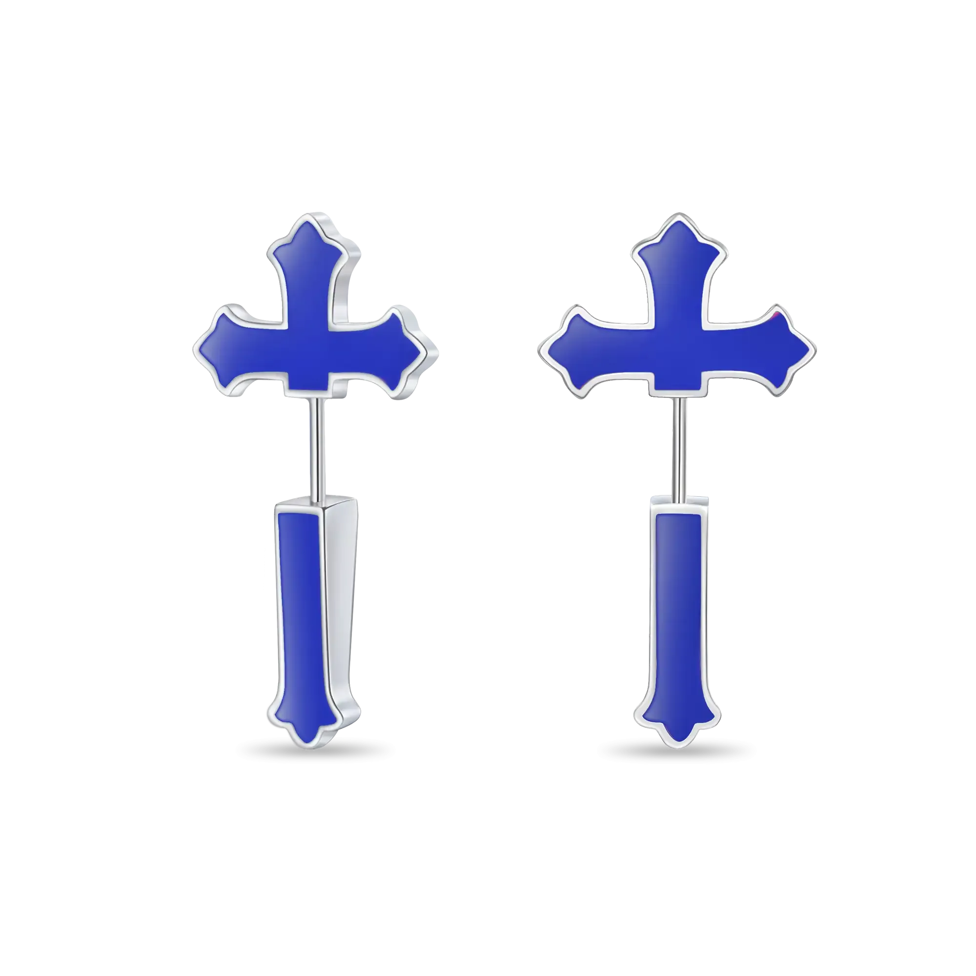 Gothic Cross Spike Earring