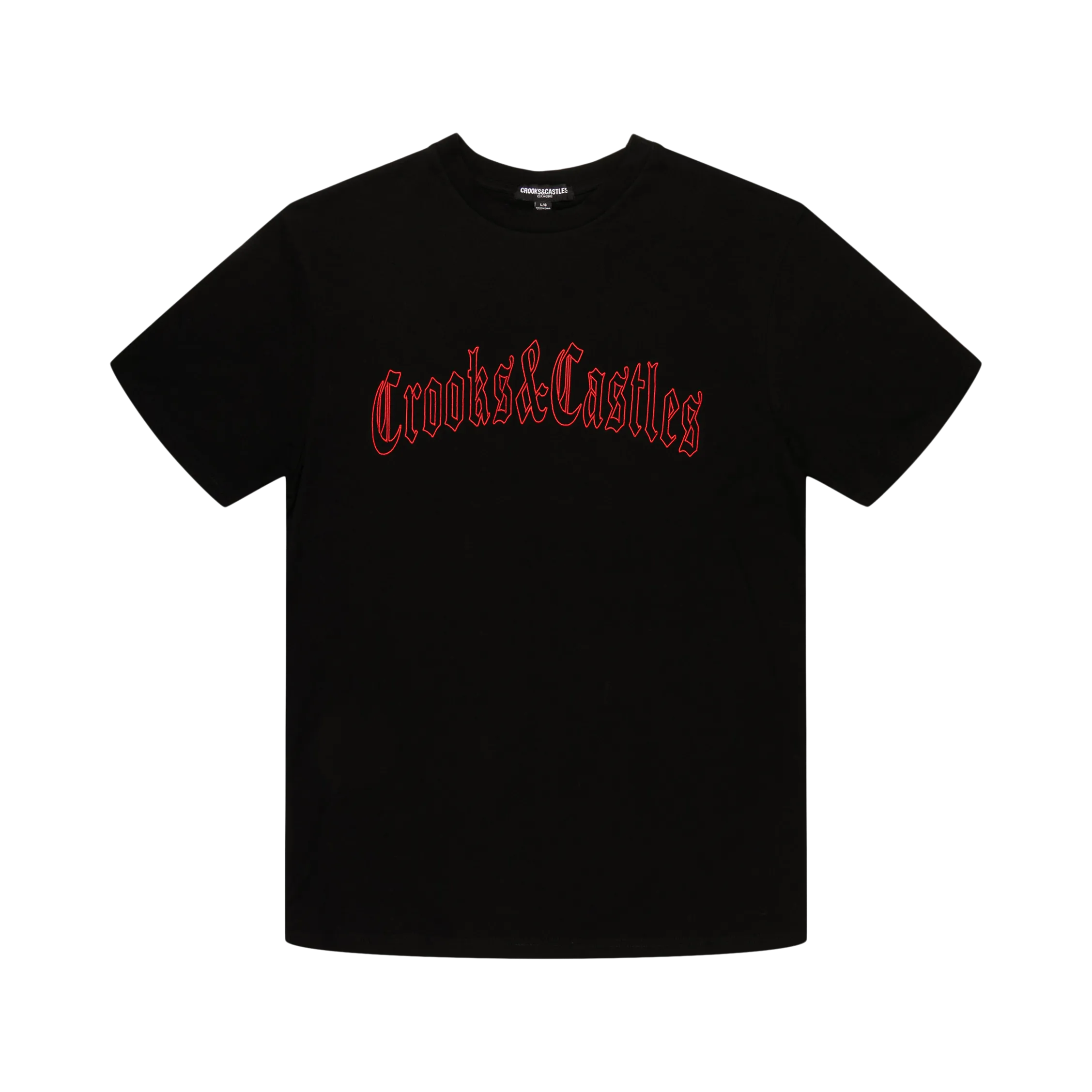 Gothic Embroidered Logo Tee