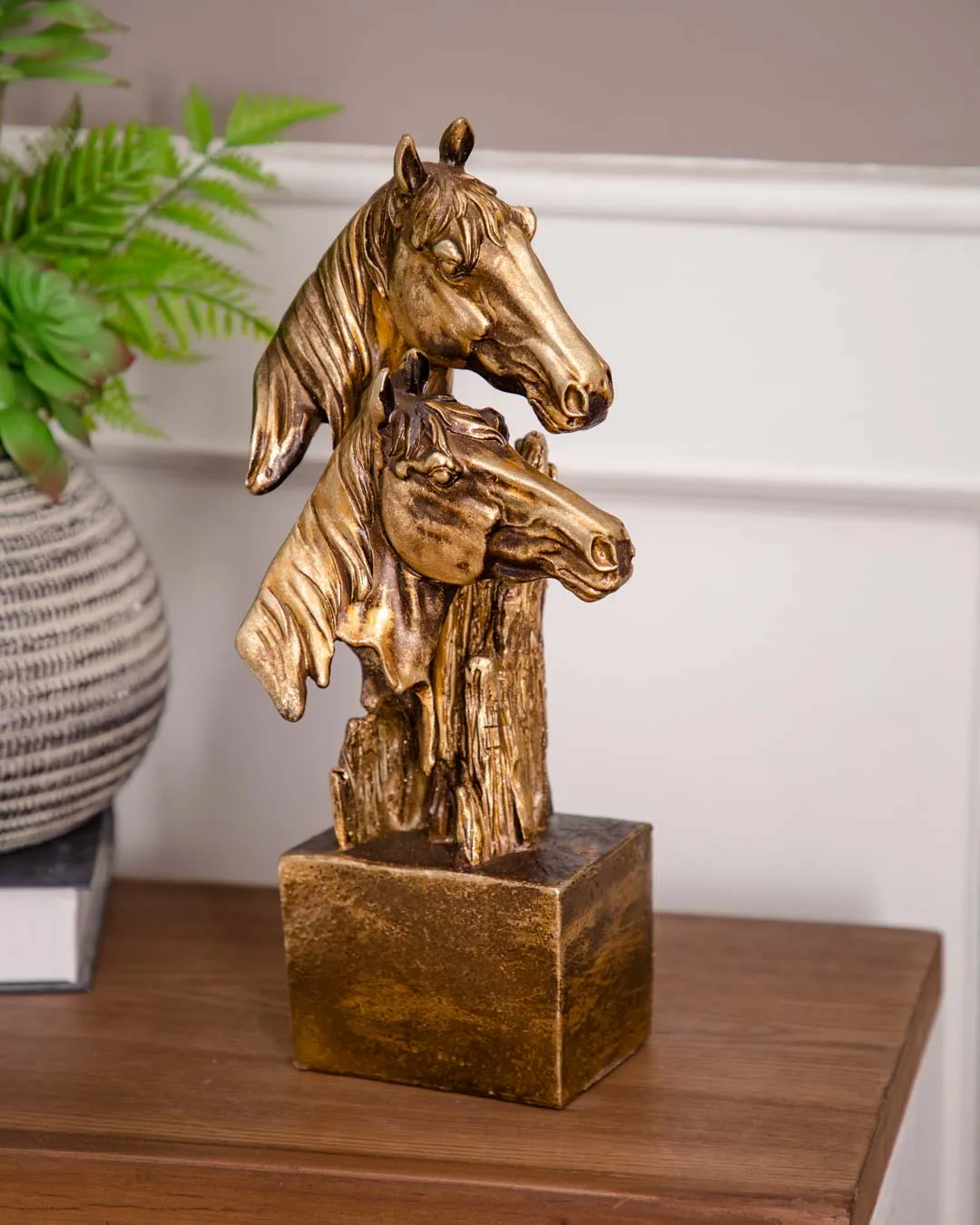 'Graceful Gallopers' Partners in Love Horse Figurine