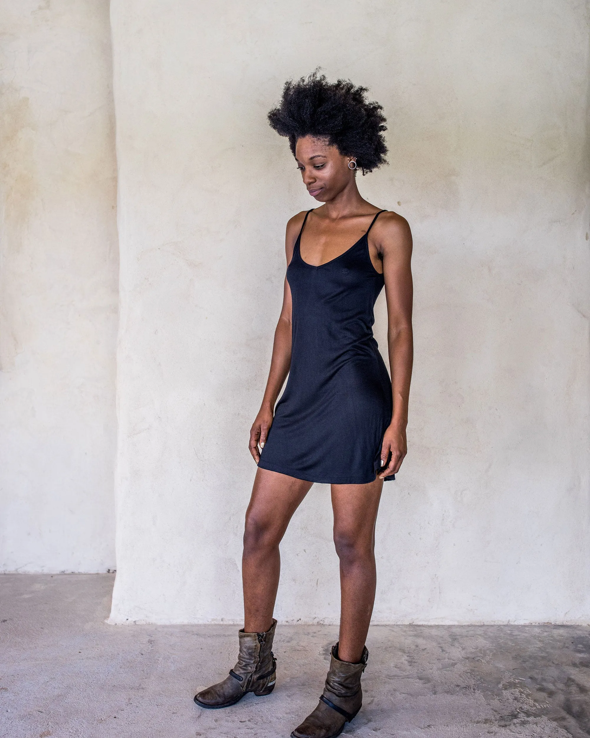 Graceful Rebellion Dress - Black