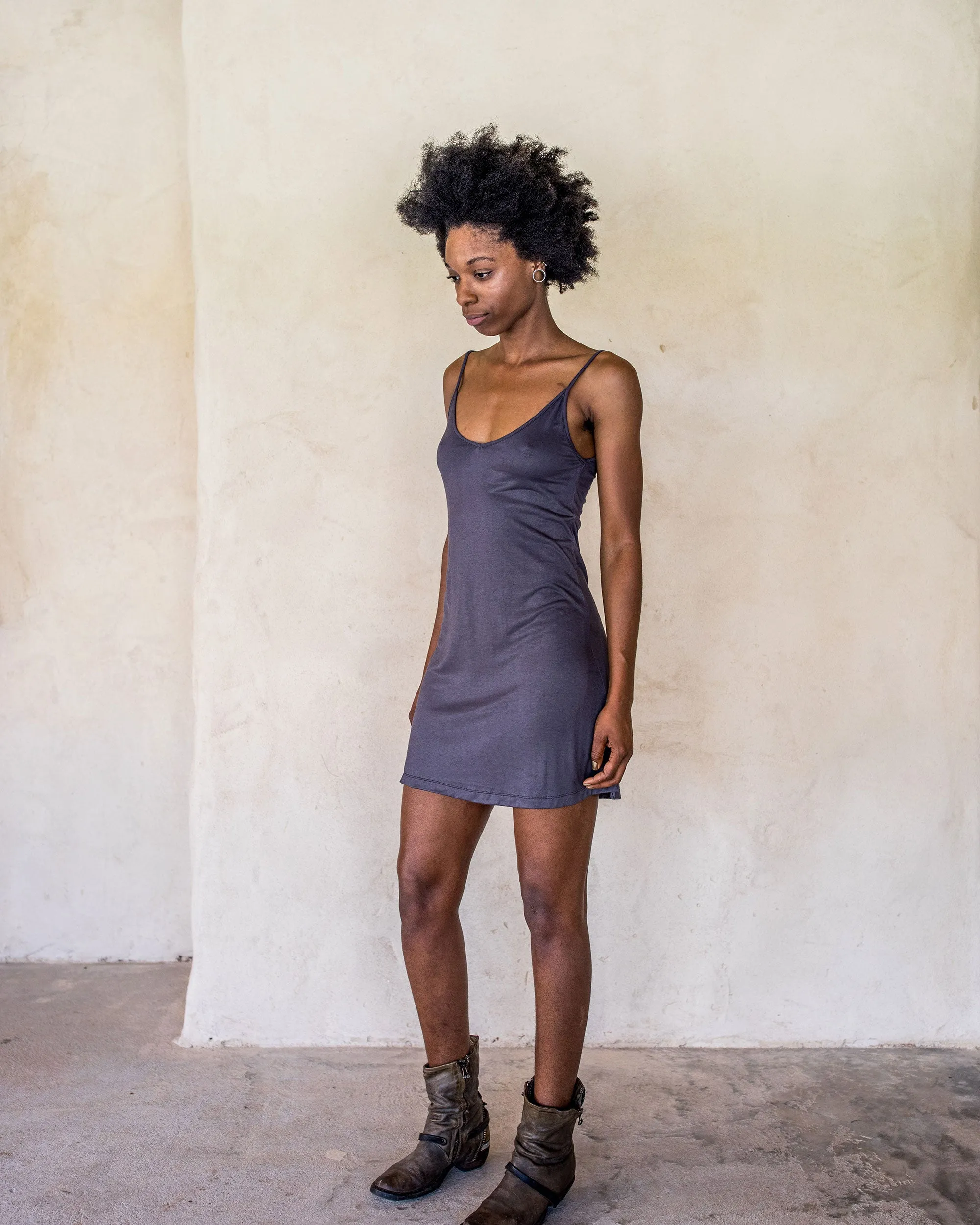 Graceful Rebellion Dress - Slate