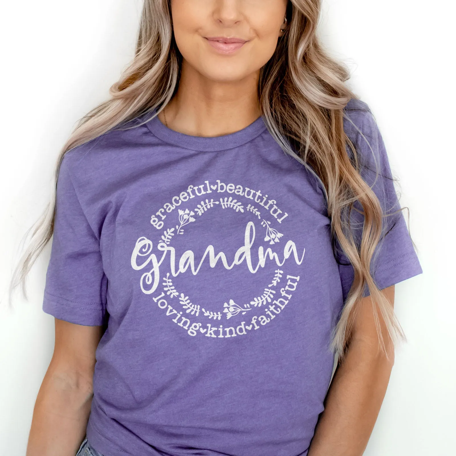 Grandma | Loving Kind Faithful Graceful Tee