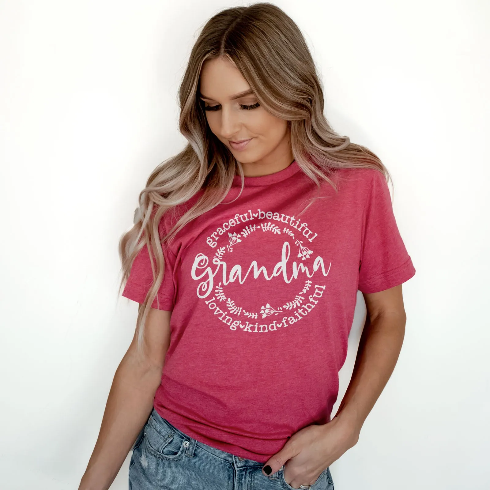 Grandma | Loving Kind Faithful Graceful Tee