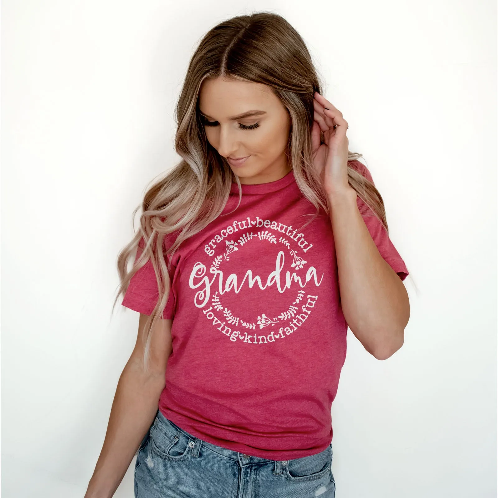 Grandma | Loving Kind Faithful Graceful Tee