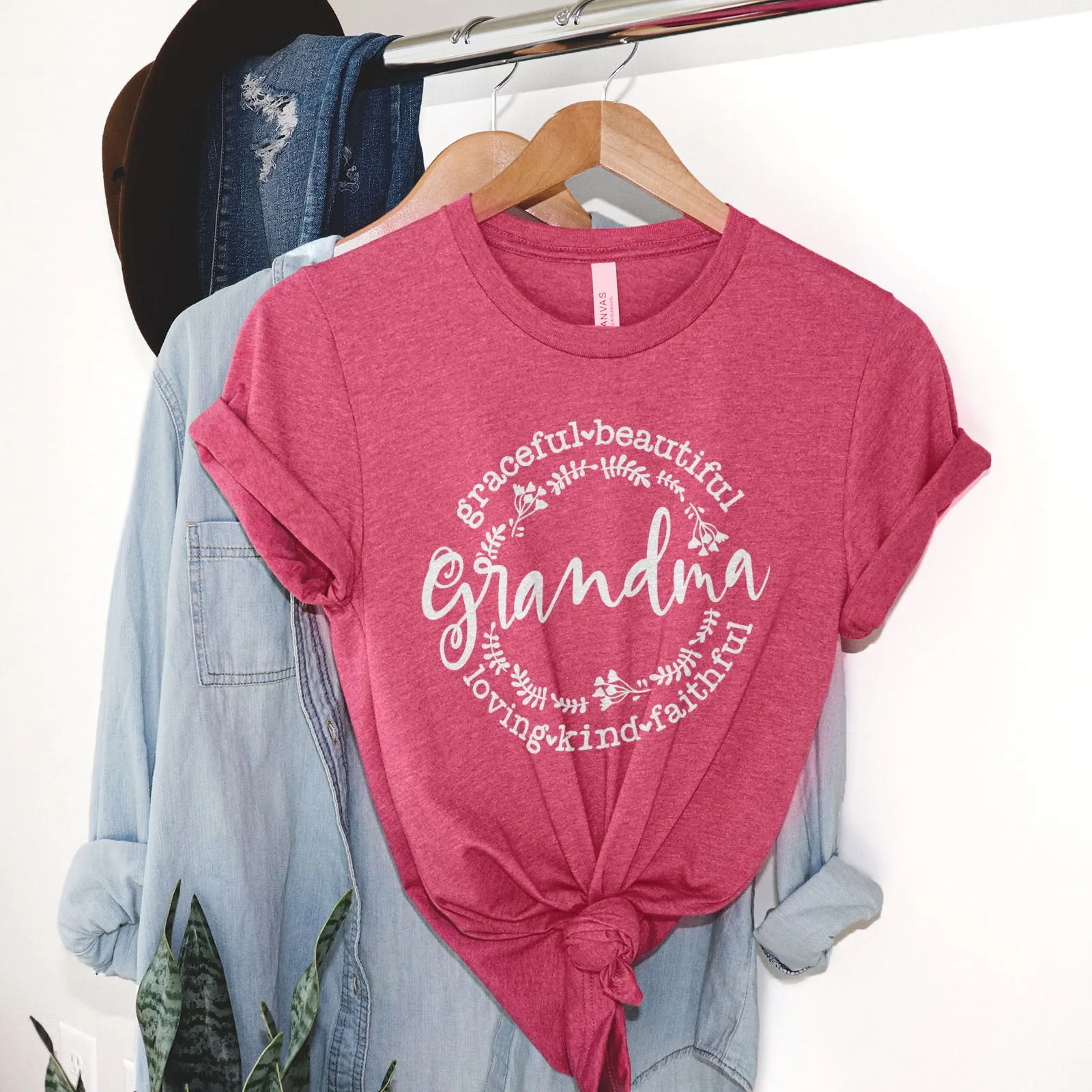 Grandma | Loving Kind Faithful Graceful Tee