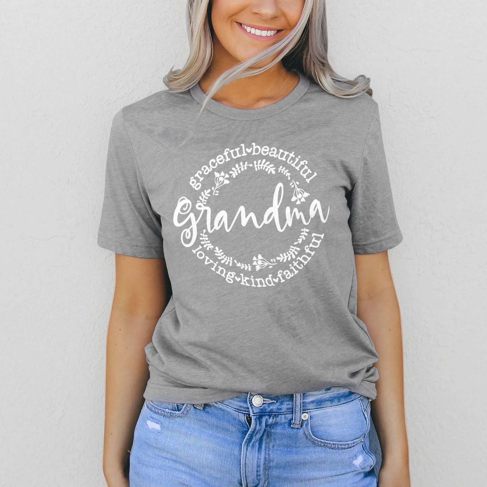 Grandma | Loving Kind Faithful Graceful Tee