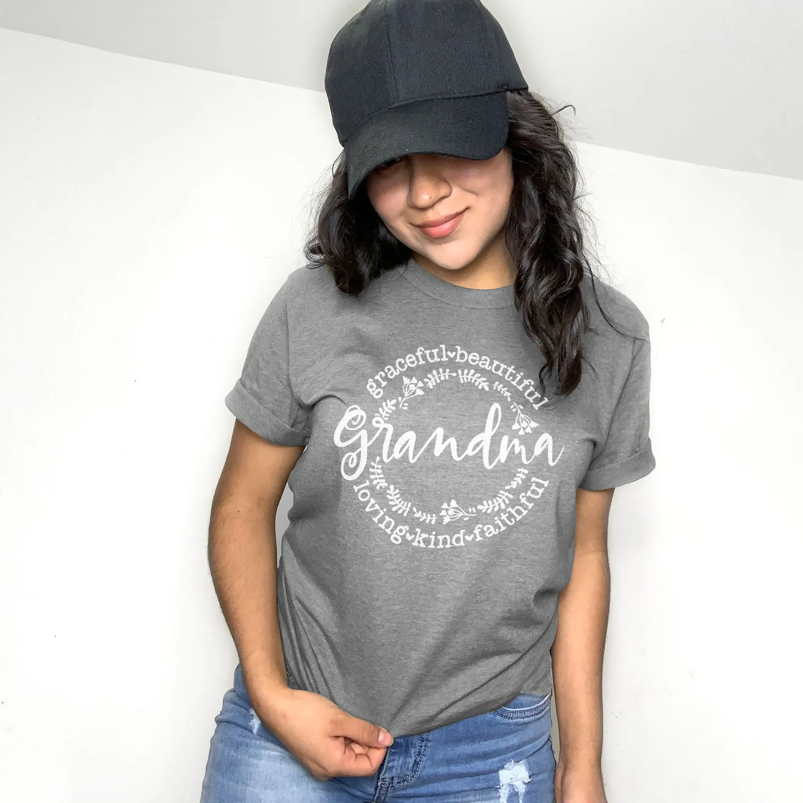 Grandma | Loving Kind Faithful Graceful Tee