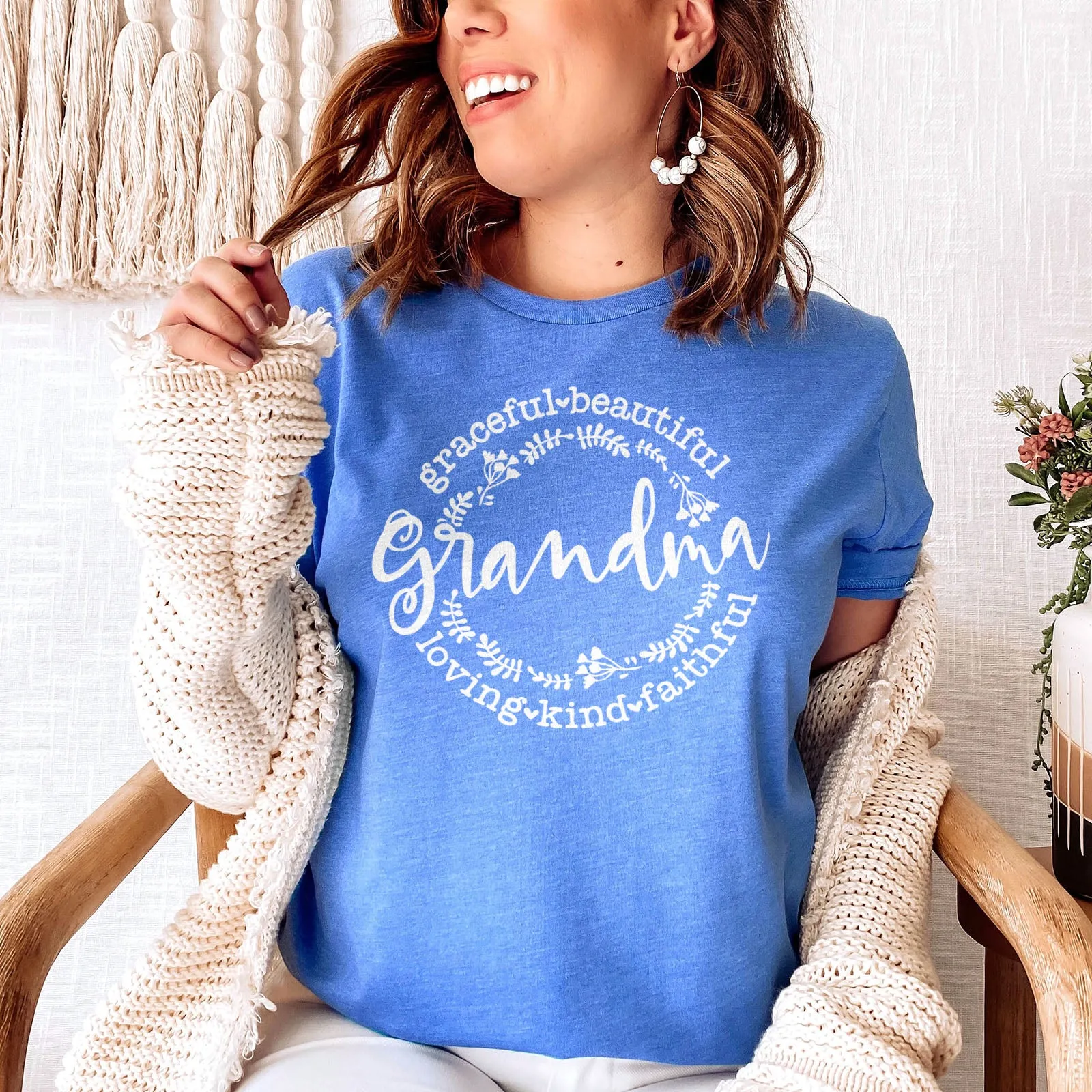 Grandma | Loving Kind Faithful Graceful Tee