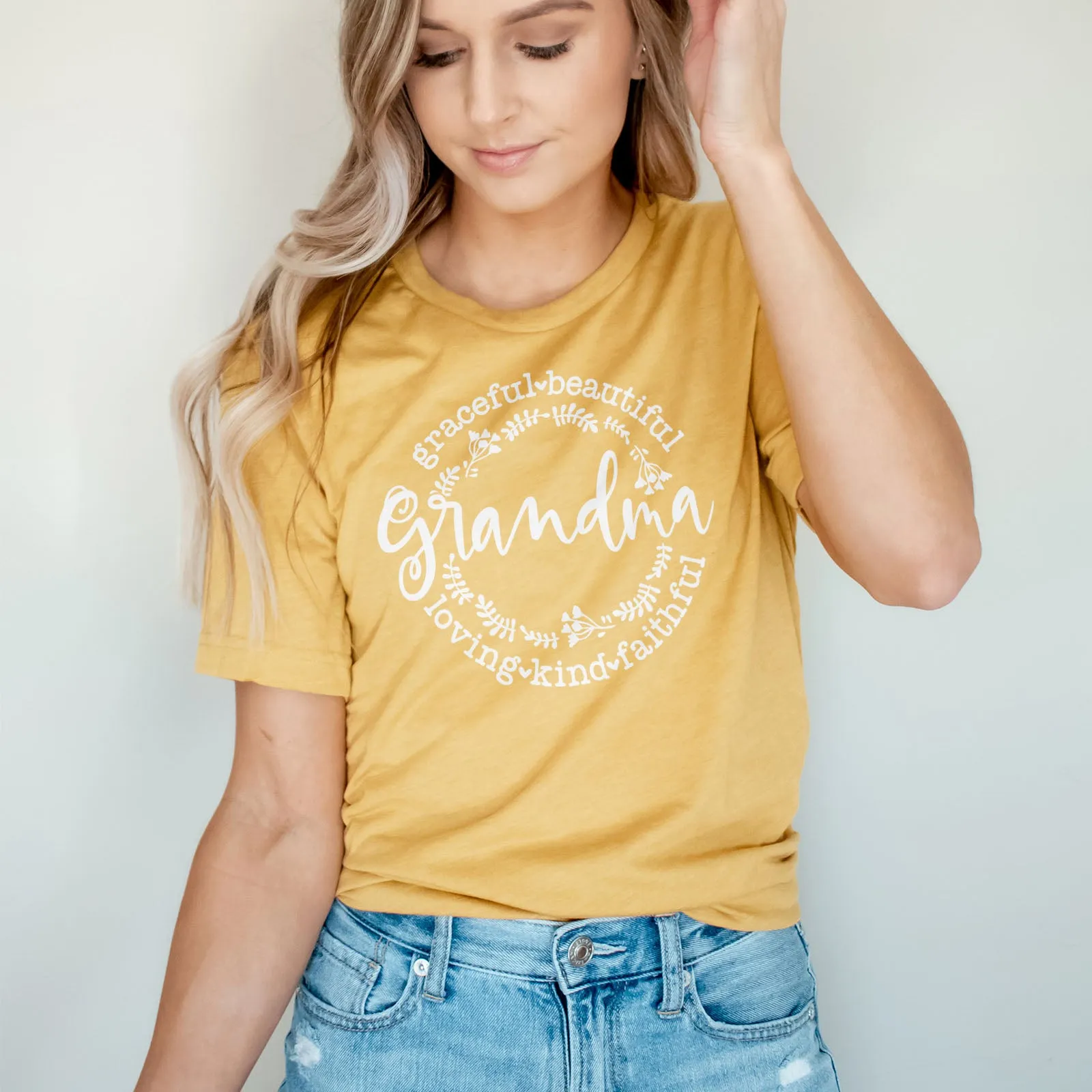 Grandma | Loving Kind Faithful Graceful Tee